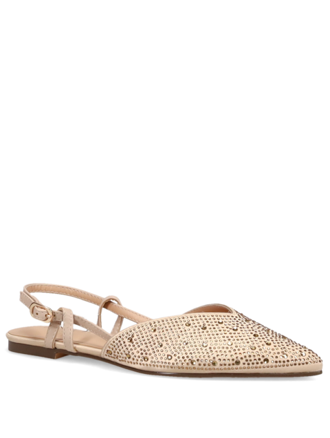 MIGATO Beige slingback flats
