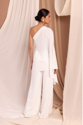 LA CHAINE Sunlight Pants Pure White Λευκή Παντελόνα