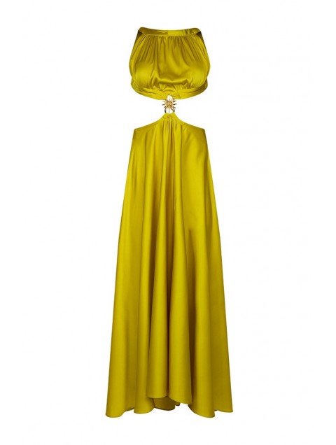 LA CHAINE Aura Lime Dress