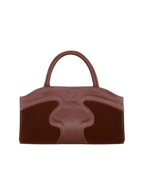 LA CHAINE Cynthia Mini Brown Leather Bag