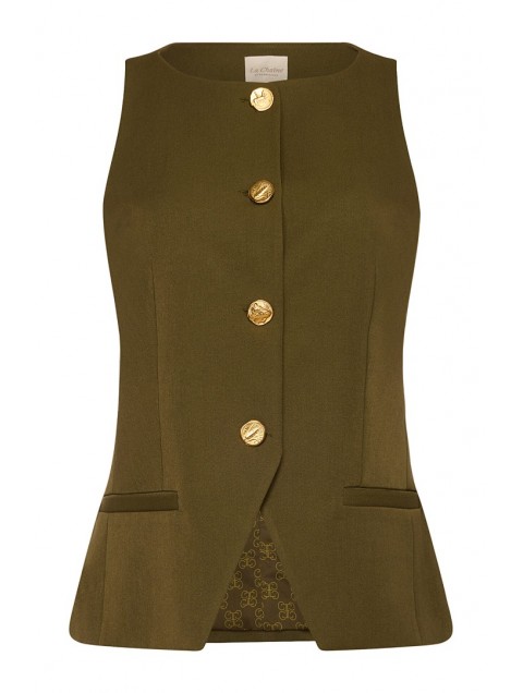 LA CHAINE Chimera Vest Khaki 