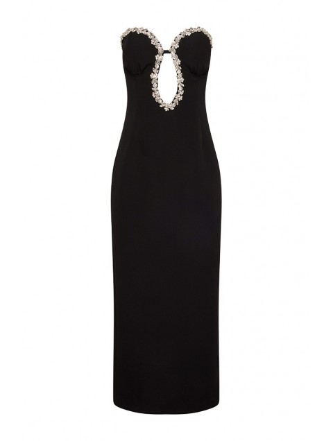LA CHAINE Cristal Dress Black