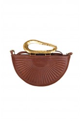 LA CHAINE Daphne Cognac Brown Καφέ τσάντα
