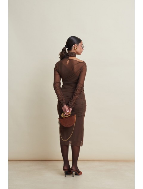 LA CHAINE Daphne Cognac Brown