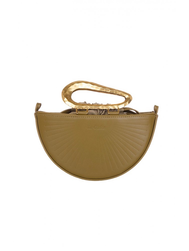 LA CHAINE Daphne Khaki Bag Χακί τσάντα
