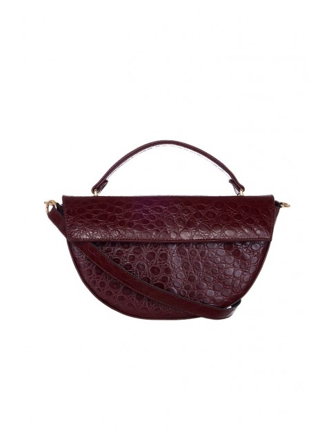 LA CHAINE Kallisti Burgundy Leather Bag
