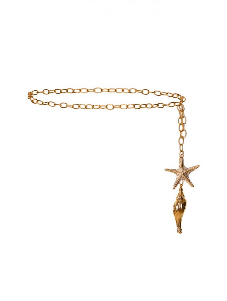 LA CHAINE Kalokairi Belt Gold Χρυσή ζώνη