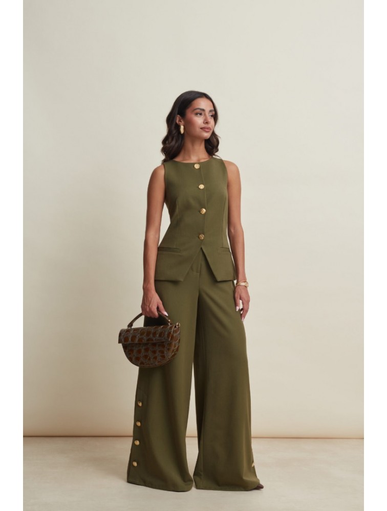 LA CHAINE Chimera Pants Khaki Χακί Παντελόνα