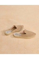MANEBÌ Beige Women's mules from soft suede