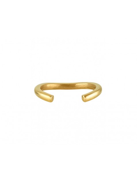 MÉRBABE 18K Nisera Cuff Bracelet Χρυσό Βραχιόλι Από Επίχρυσο Ατσάλι