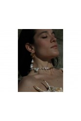 MÉRBABE 18k GENAYA Necklace Κολιέ Από Επιχρυσωμένο Ανοξείδωτο Ατσάλι