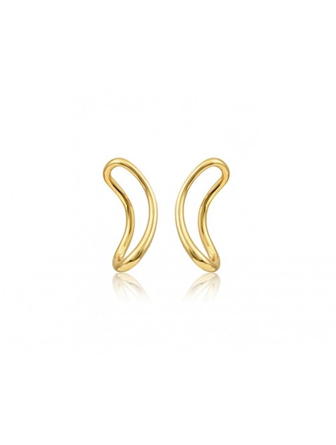 MÉRBABE 24K Alaia Earrings Χρυσά Σκουλαρίκια Από Επίχρυσο Ανοξείδωτο Ατσάλι