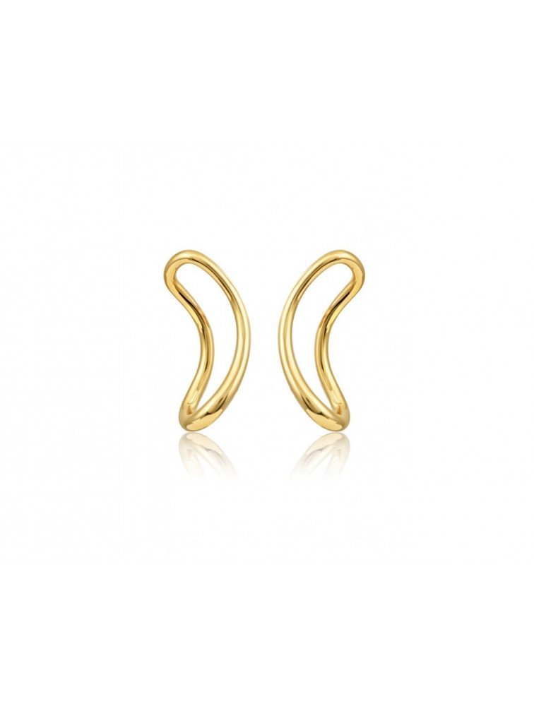 MÉRBABE 24K Alaia Earrings Χρυσά Σκουλαρίκια Από Επίχρυσο Ανοξείδωτο Ατσάλι