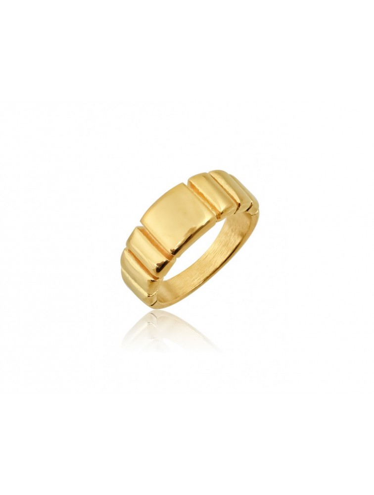 MÉRBABE 24K BRENDA Ring Χρυσό Δαχτυλίδι Από Επίχρυσο ανοξείδωτο Ατσάλι