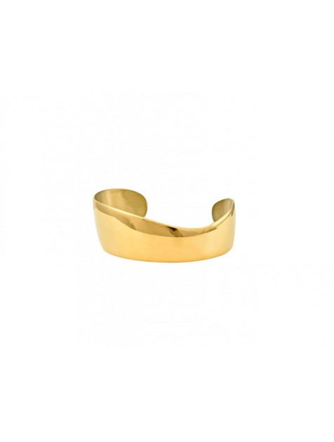 MÉRBABE 24K Henrietta Cuff Bracelet Χρυσό Βραχιόλι Από Επίχρυσο Ατσάλι