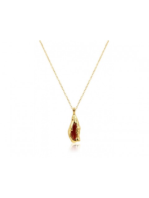 MÉRBABE 24K Iro Necklace Gold Necklace Made of Gold Plated Steel