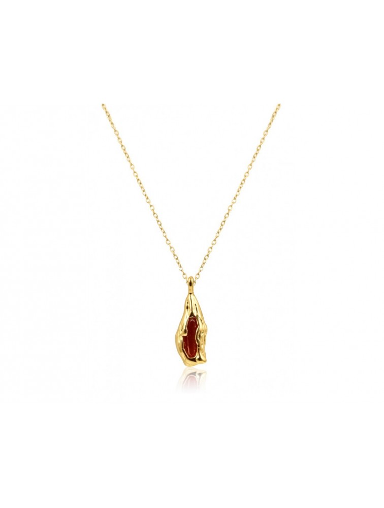 MÉRBABE 24K Iro Necklace Χρυσό Κολιέ Από Επίχρυσο Ατσάλι