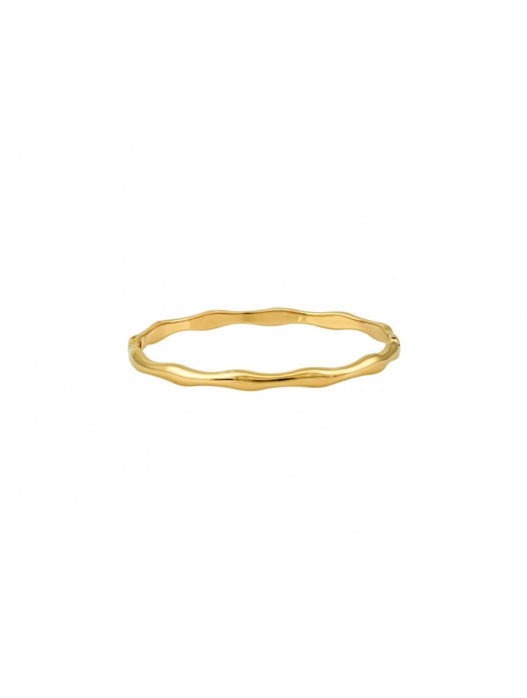 MÉRBABE 24K Julia Bangle Bracelet Χρυσό Βραχιόλι Από Επίχρυσο Ατσάλι