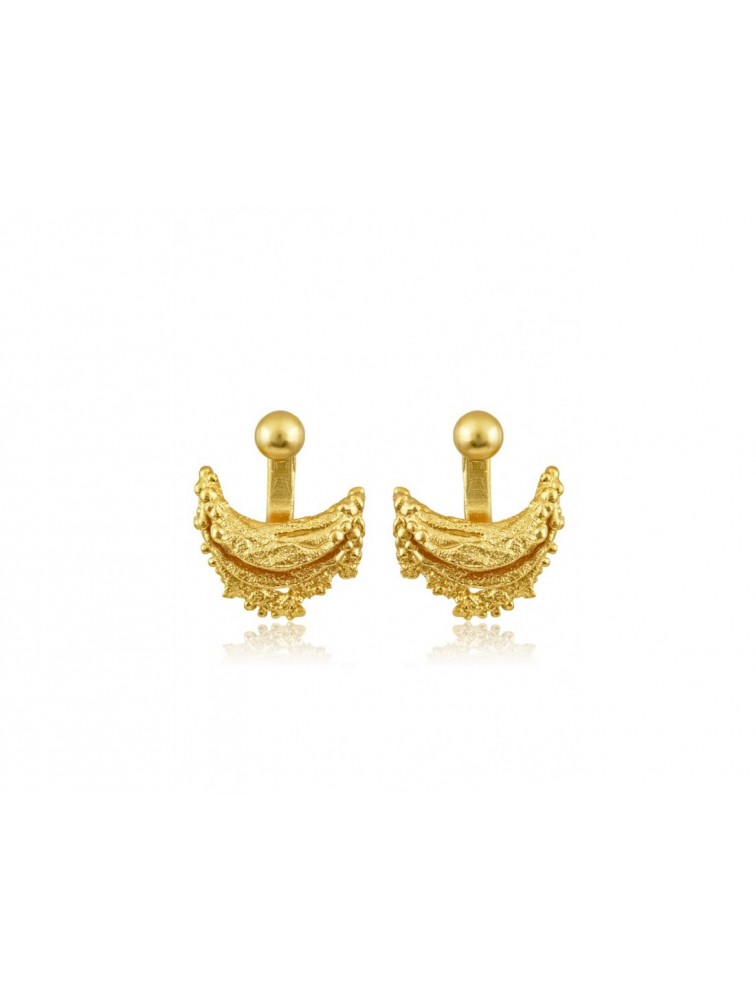 MÉRBABE 24K Viviane Earrings Χρυσά Σκουλαρίκια Από Επίχρυσο Ανοξείδωτο Ατσάλι