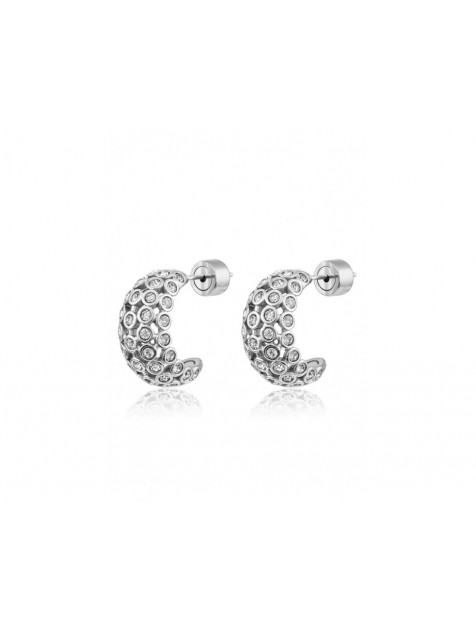 MÉRBABE Erin Earrings Silver Ασημένια Σκουλαρίκια Από Ανοξείδωτο Ατσάλι