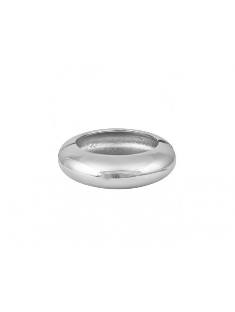MÉRBABE Madisson Silver Bangle Bracelet Ασημένιο Βραχιόλι Από Επαργυρωμένο Ατσάλι