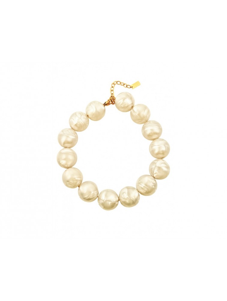 MÉRBABE ODETTE Necklace Κολιέ Περλέ Με Ακρυλικές Χάντρες