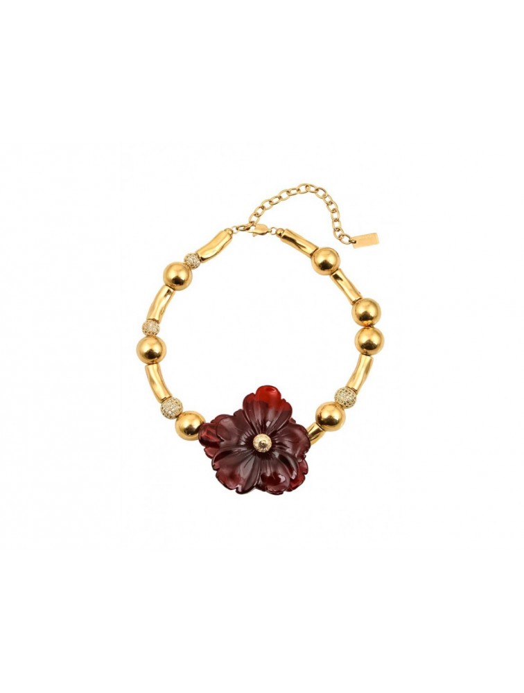 MÉRBABE SUNEHRA Necklace Κολιέ Από Επίχρυσο Ατσάλι