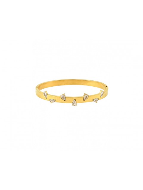 MÉRBABE 24K SHAINA BANGLE Bracelet 24K Premium Gold Plated Steel Bracelet - Non Fade