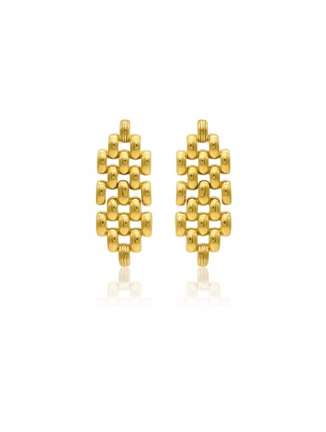 MÉRBABE 24K CALLISTA Earrings Σκουλαρίκια Από Premium Επίχρυσο Ατσάλι - Non Fade