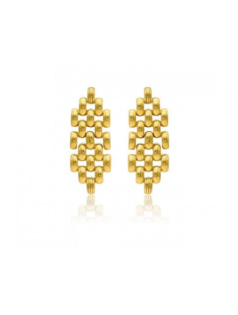 MÉRBABE 24K CALLISTA Earrings Σκουλαρίκια Από Premium Επίχρυσο Ατσάλι - Non Fade