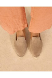 MANEBÌ Beige Women's mules from soft suede