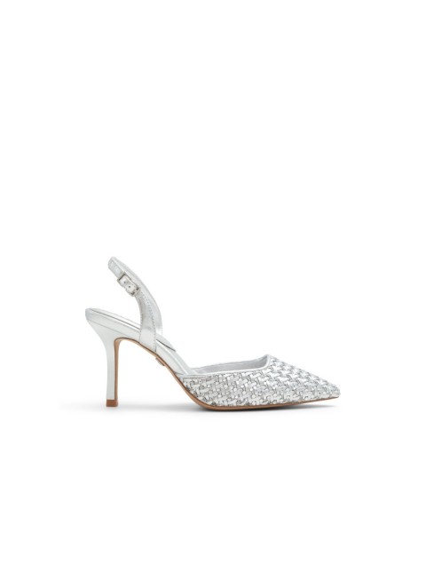 ALDO ELEONORE Silver Women's Heels ALDO ELEONORE Silver Women's Heels