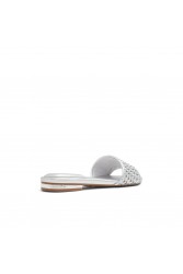 ALDO ELEONOREFLAT Silver mules