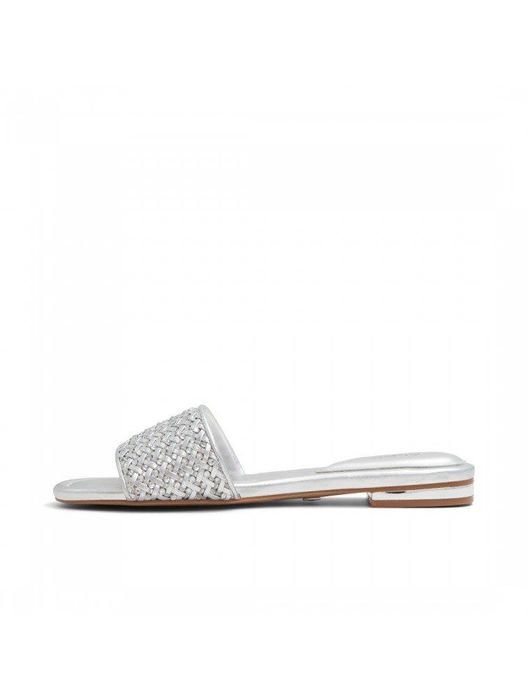 ALDO ELEONOREFLAT Silver mules