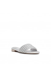 ALDO ELEONOREFLAT Silver mules