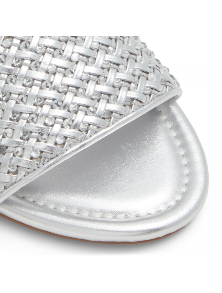 ALDO ELEONOREFLAT Silver mules
