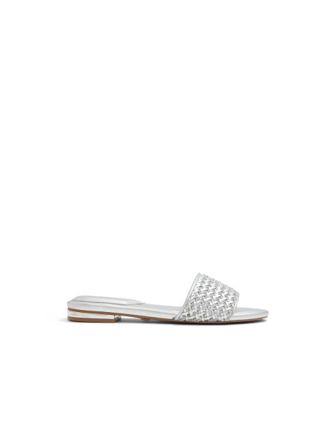 ALDO ELEONOREFLAT Silver mules ALDO ELEONOREFLAT Silver mules