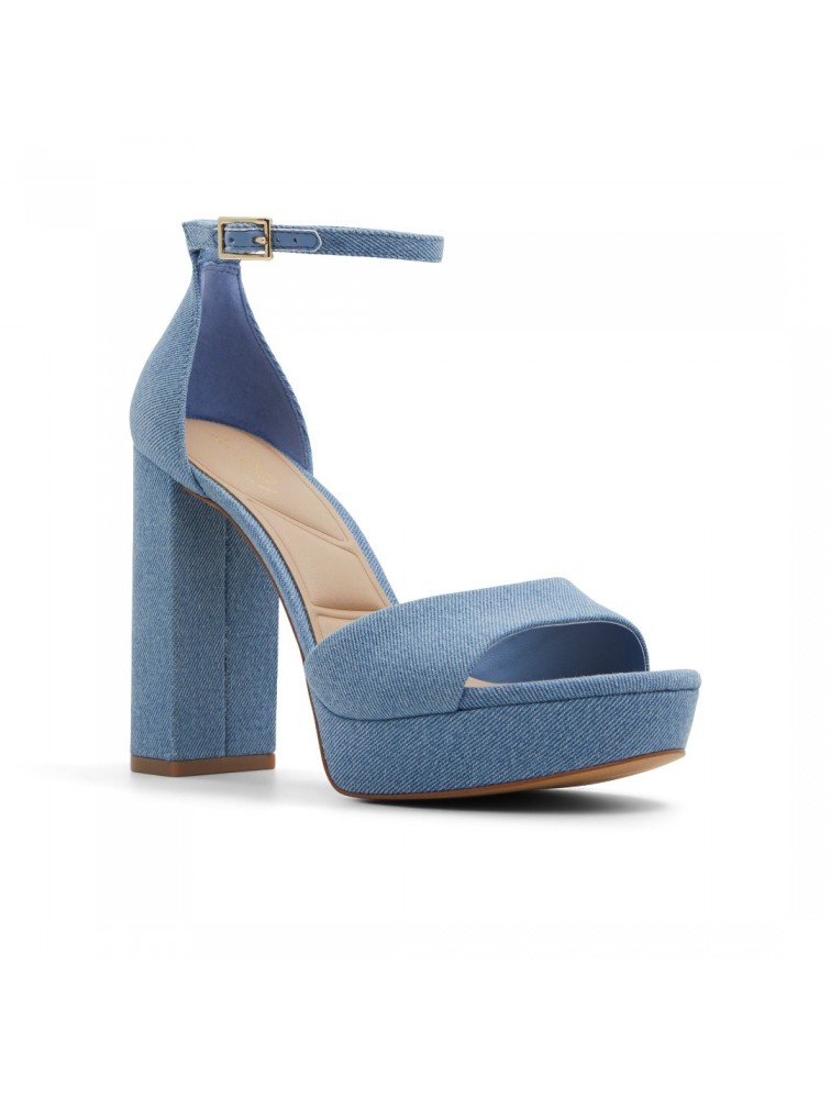 ALDO ENAEGYN Blue denim sandals for women 100010836037
