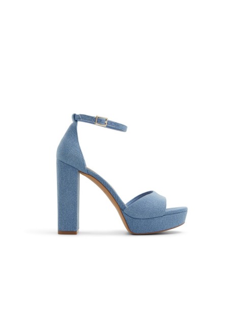 ALDO ENAEGYN Blue denim sandals for women