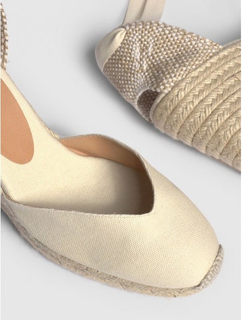 CASTAÑER Chiara Ecru women's espadrilles