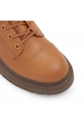 ALDO GOER Tan leather ankle boot with laces