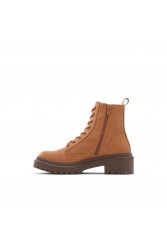 ALDO GOER Tan leather ankle boot with laces