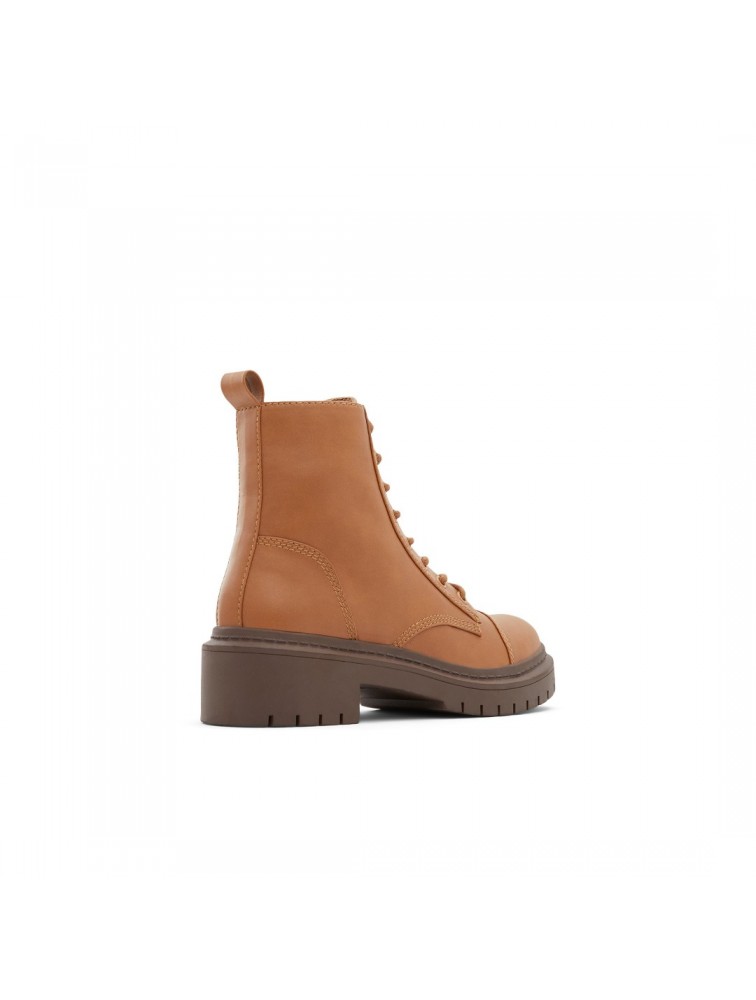 ALDO GOER Tan leather ankle boot with laces