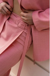 LA CHAINE Bisou midi skirt Peach midi skirt