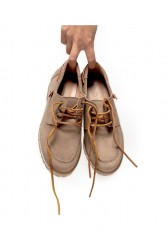 'ESIOT LAGKADI| Μπεζ Unisex Boatshoes