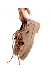 'ESIOT LAGKADI| Μπεζ Unisex Boatshoes