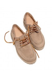 'ESIOT LAGKADI| Μπεζ Unisex Boatshoes