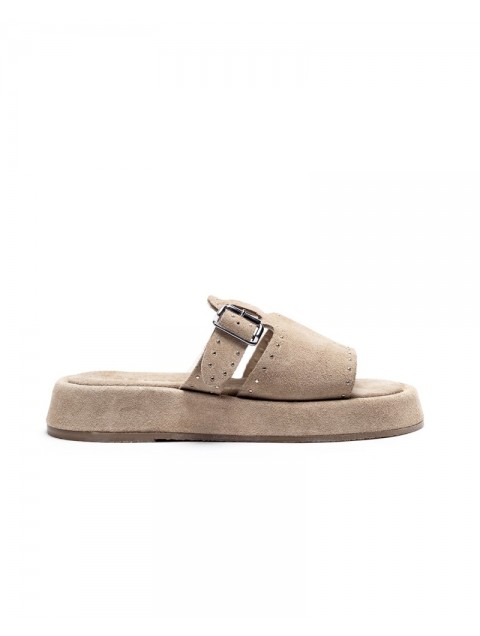 'ESIOT PACHIAMMOS Sand|Sandals in the color of sand 'ESIOT PACHIAMMOS Sand|Sandals in the color of sand