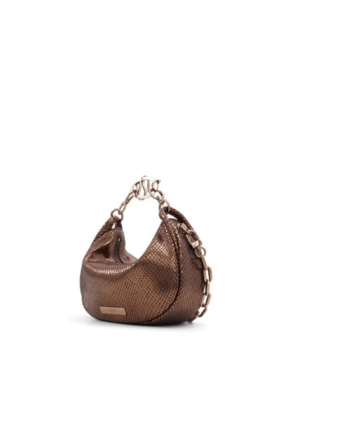 ALDO PYTHON Bronze Women's Shoulder Bag