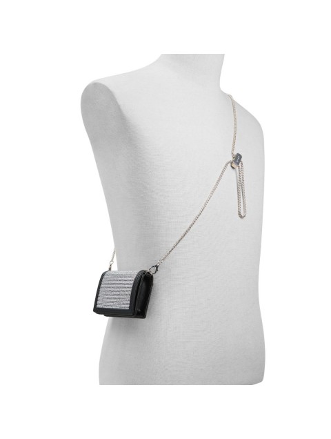 ALDO TUX Black rhinestone crossbody bag ALDO TUX Black rhinestone crossbody bag
